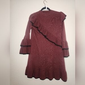 Nordstrom BP ruffle sweater dress‎